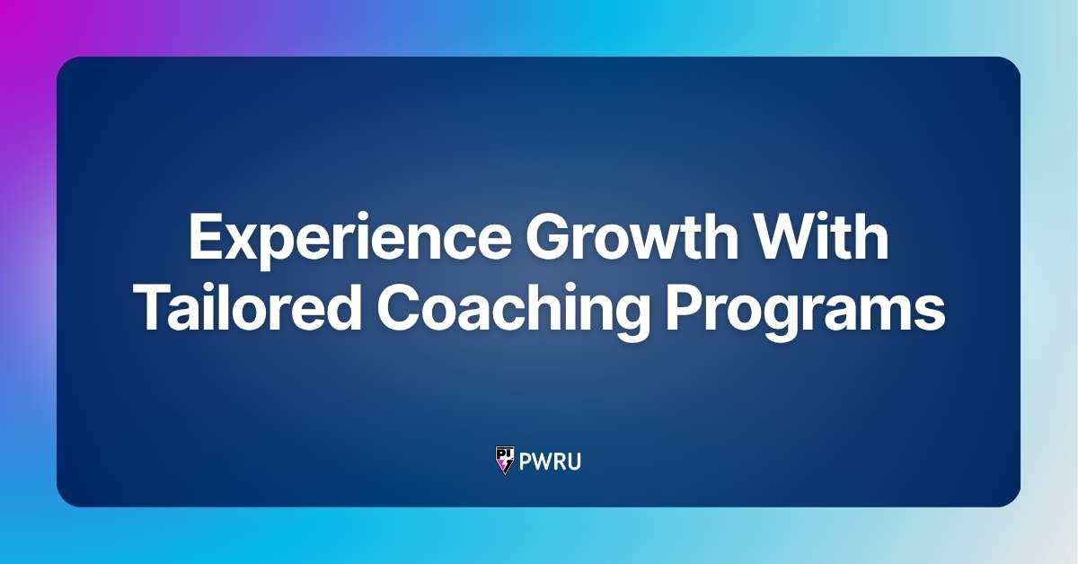 Experience Growth With Tailored Coaching Programs
